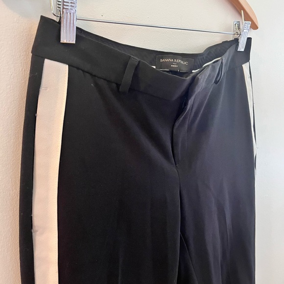 White Stripe Black Office Pant - Picture 3 of 4